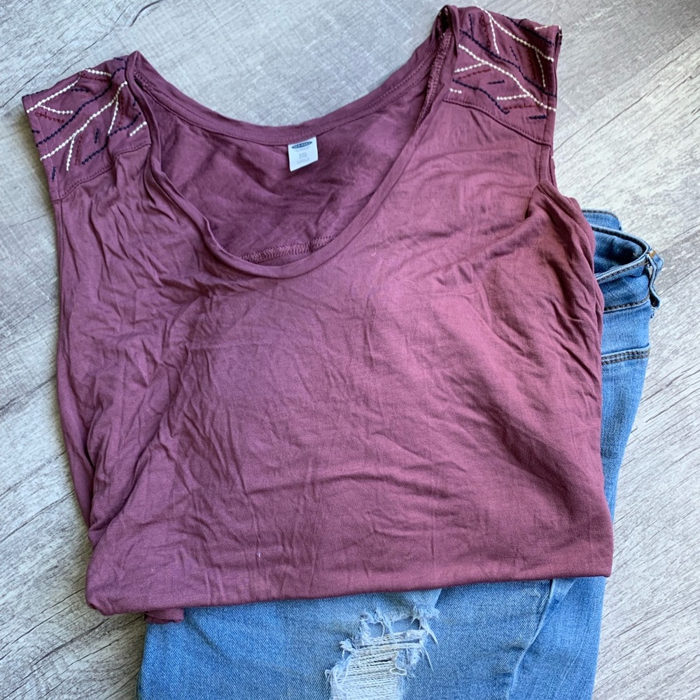 Old navy patterned swing tank